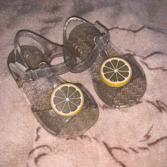 Baby Girl Jelly Lemon Sandals - Picture 1 of 3